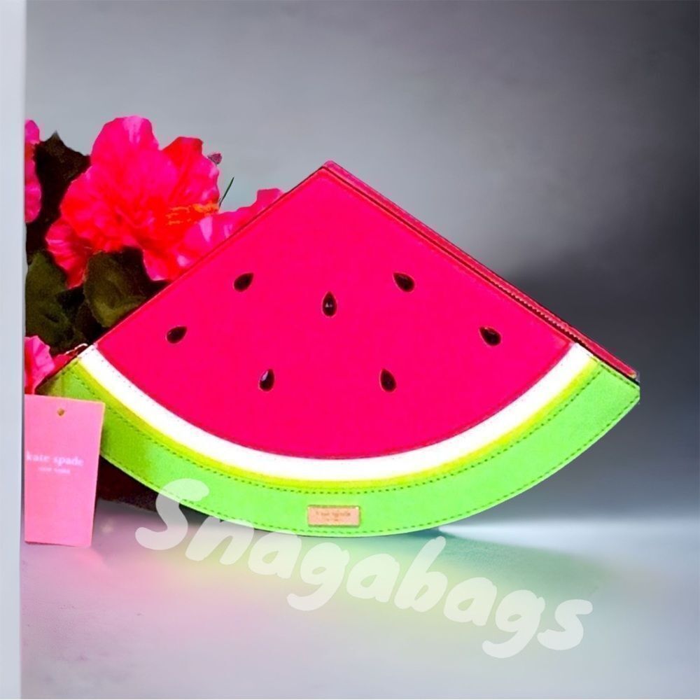KATE SPADE WATERMELON CLUTCH PURSE - Picture 2 of 10
